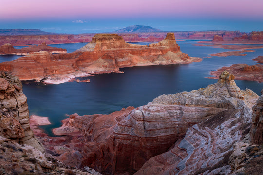 Alstrom Point at Sunset, Lake Powell, UT