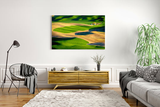 Palouse Hills from Steptoe Butte, WA - Metal Print