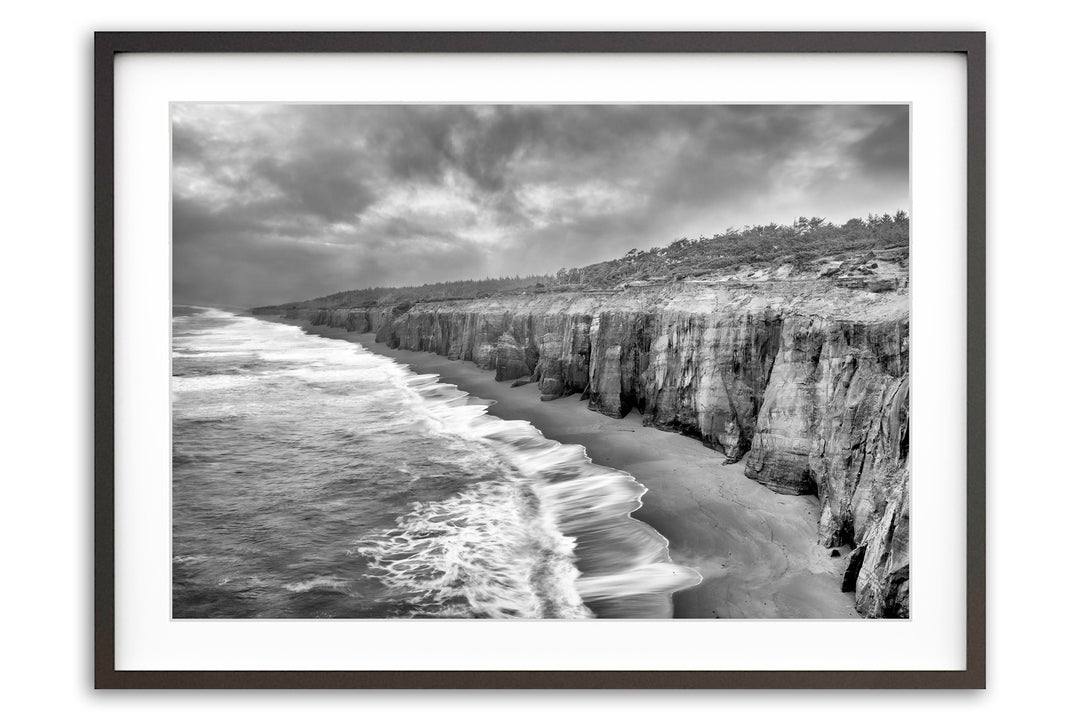 Blacklock Point, Oregon Coast - Framed Lustre Print