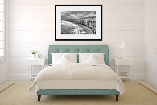 Blacklock Point, Oregon Coast - Framed Lustre Print on Wall