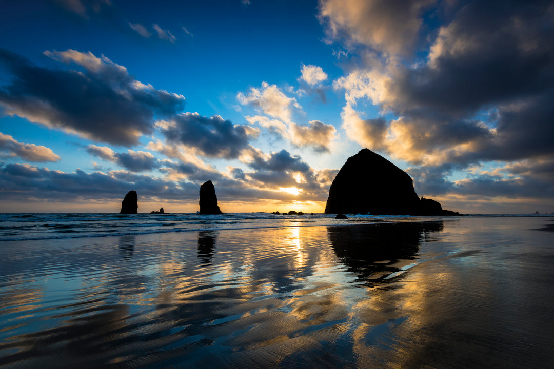 Cannon Beach Reflection, Oregon Coast