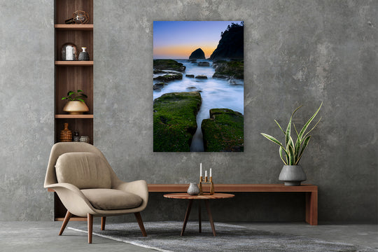 Cape Kiwanda at Dusk, Oregon Coast - Metal Print