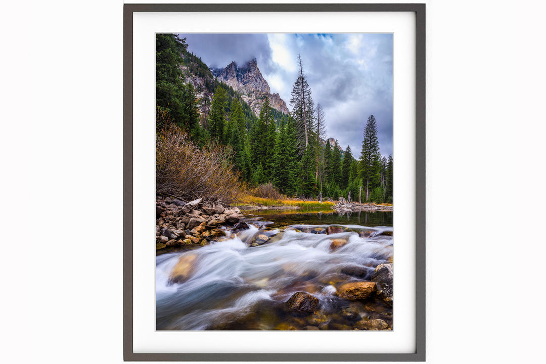 Cascade Canyon, Grand Teton National Park, WY - Framed Lustre Print