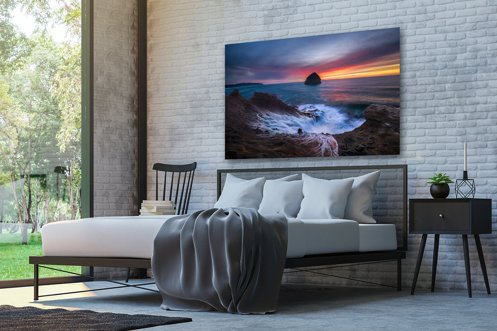 Cape Kiwanda Sunset, Oregon Coast - Metal Print
