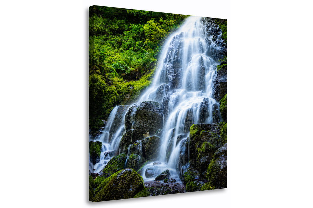 Fairy Falls, Columbia River Gorge, OR - Canvas Gallery Wrap