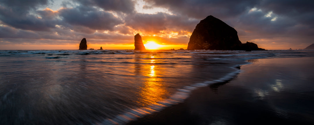 Cannon Beach Sunset Panoramic, OR