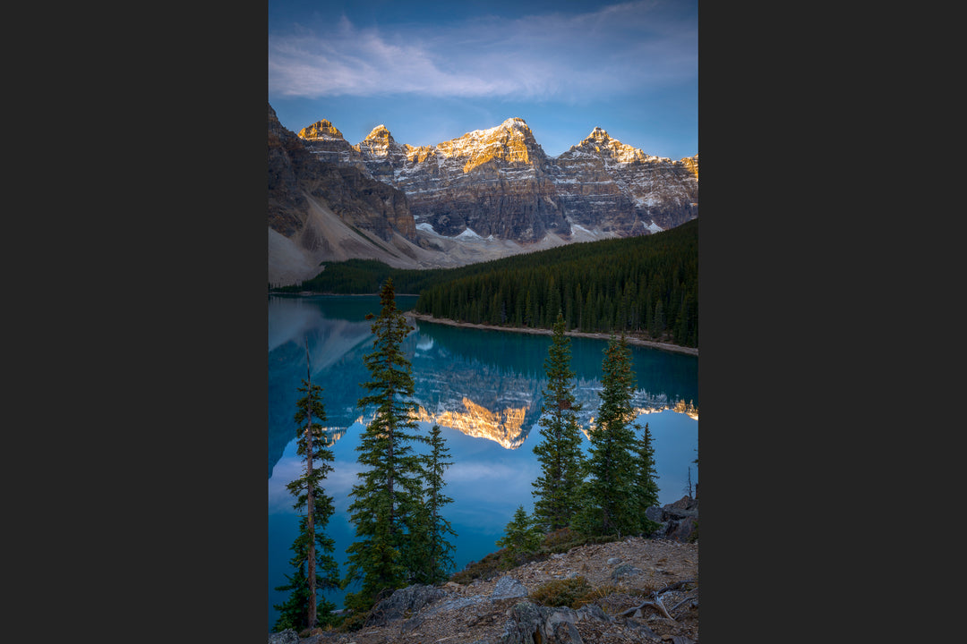 Moraine Lake at Sunrise, Banff National Park, AB