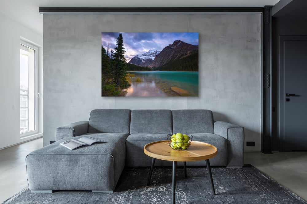 Mount Edith Cavell, Jasper National Park, AB - Metal Print