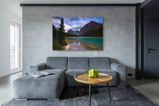 Mount Edith Cavell, Jasper National Park, AB - Metal Print
