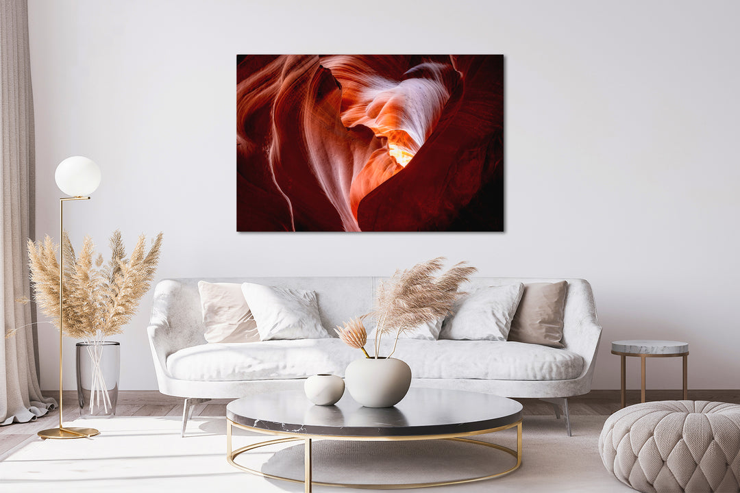 Heart of the Desert, Antelope Canyon, AZ - Metal Print