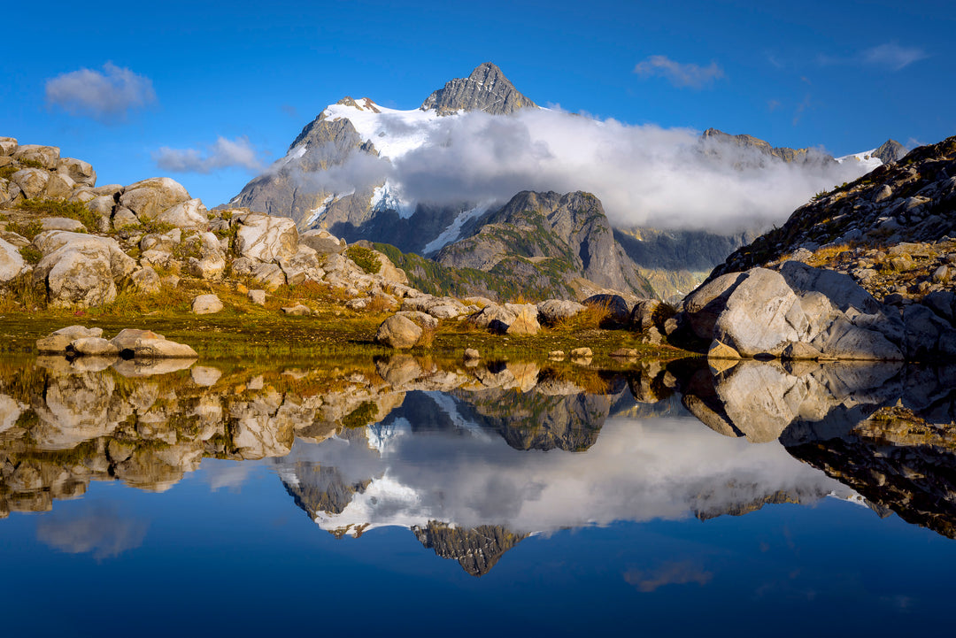 Mount Shuksan Reflected in Lake, North Cascades, WA