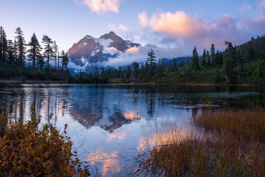 Mount Shuksan Reflected in Picture Lake, WA