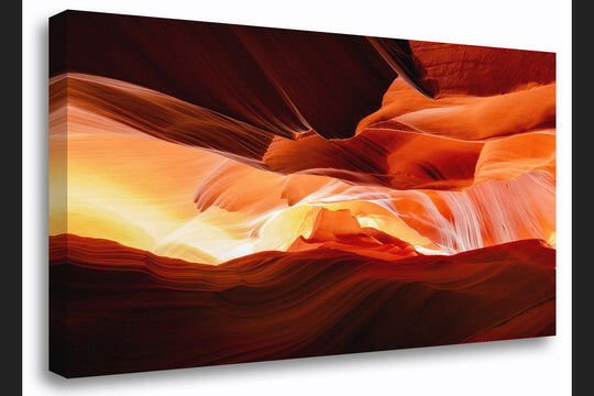 Abstract of Sandstone, Antelope Canyon, AZ - Canvas Gallery Wrap