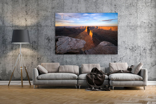 Canyon Country at Sunrise, Moab, UT - Metal Print