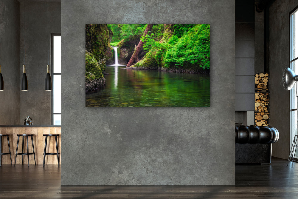 Punchbowl Falls, Eagle Creek, OR - Metal Print