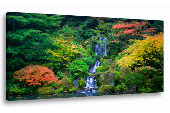 Autumn Colors at Portland Japanese Garden, OR - Canvas Gallery Wrap