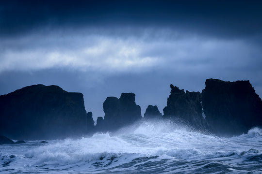 Storm Light on Sea Stacks, Bandon, OR