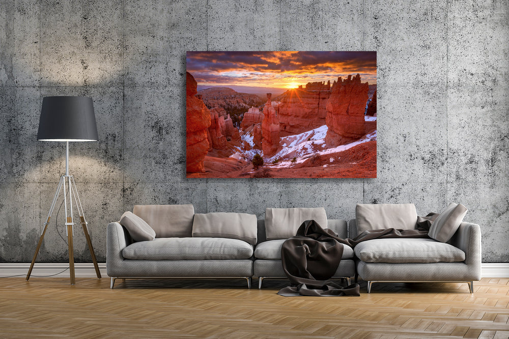 Thor's Hammer at Sunrise, Bryce Canyon National Park, UT - Metal Print